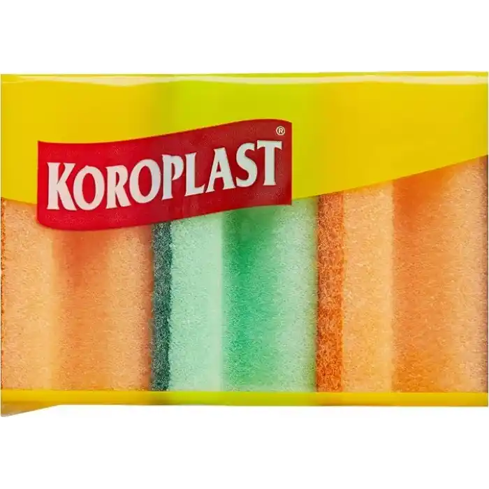 Koroplast Oluklu Bulaşik Süngeri 5li (1 x 5 Adet) 2li paket
