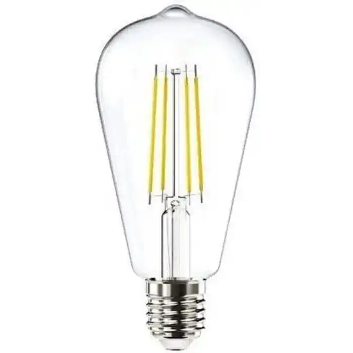 PANASONIC E27 FİLAMAN LAMBA ST64, SARI IŞIK 4W 470LM 2700K CLEAR