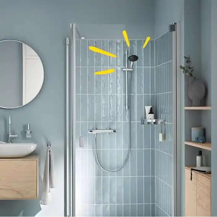 GROHE Vitalio Start 110 El Duşu, 3 Akışlı (Masaj, Yağmur & Jet), SmartSwitch, 110mm Yuvarlak Duş Başlığı, Silikon Halka, Kireç Önleyici Sistem, Krom, 26031001