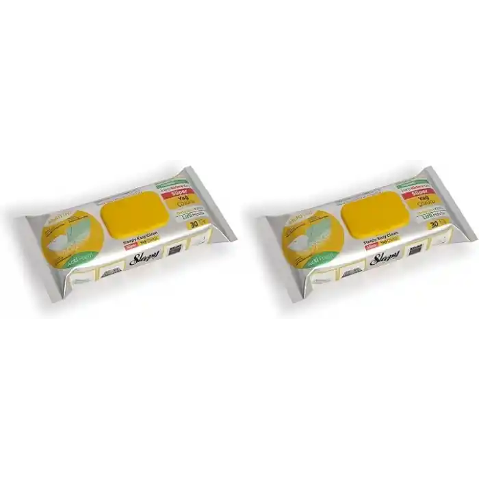 Sleepy Easy Clean Süper Yağ Çözücü Yüzey Temizlik Havlusu&Mendili 30 Yaprak 2li paket