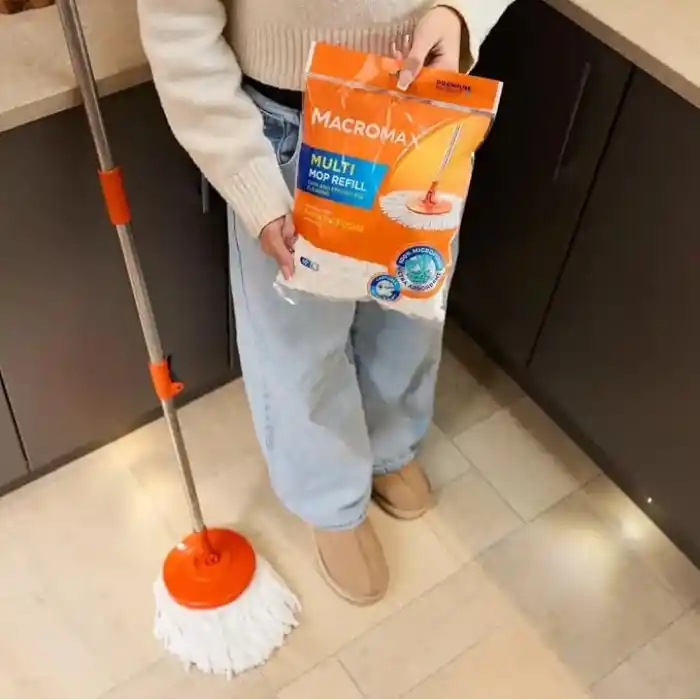 Multi Yedek Mop Başlık, Faster ve Focus Otomatik Döner Temizlik Setleri İle Uyumlu Paspas