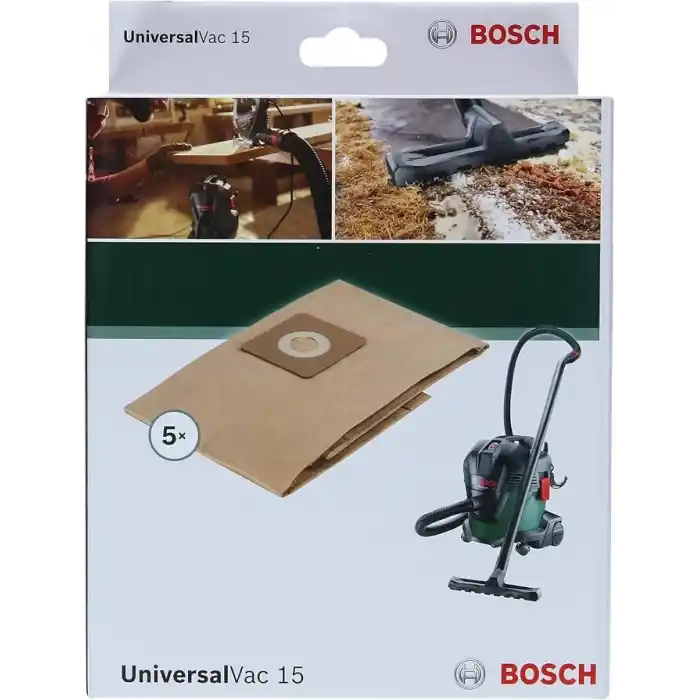 Bosch Professional Accessories Toz Torbası, Gri, 5 Adet