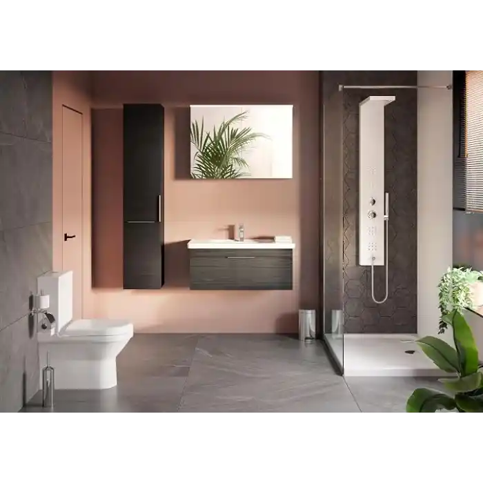 VitrA Arkitekta A44012 Çöp Kovası, Yavaş Kapanır, 4,5 L, Parlak Paslanmaz Çelik