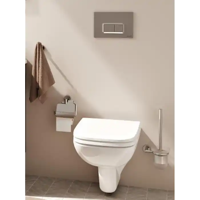 VitrA Minimax A44788 Kapaklı Tuvalet Kağıtlığı, Krom