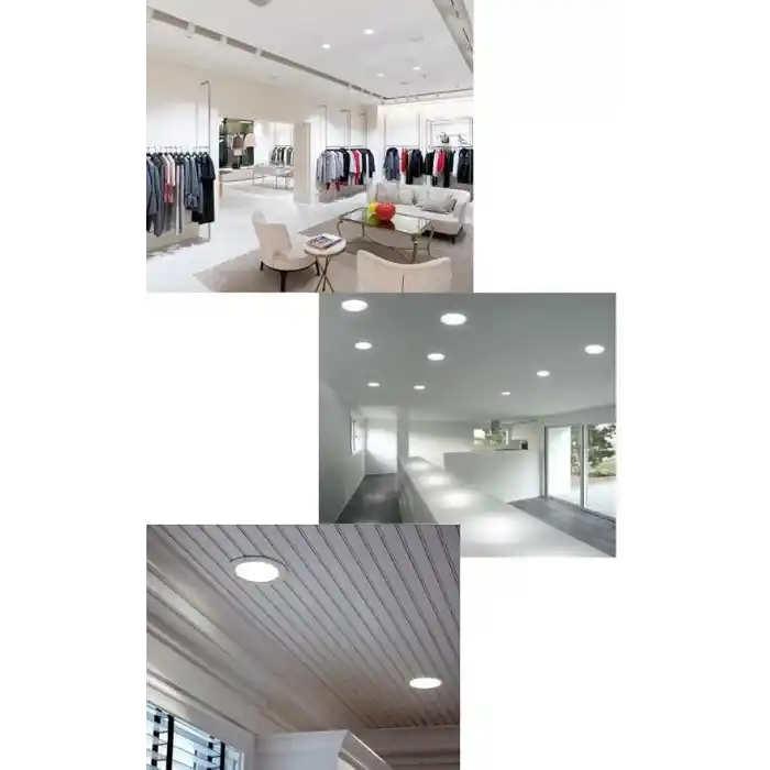 Philips 59464 Meson 12,5 W 1300 Lumen 6500K WH Gömme LED Spot, Beyaz Işı