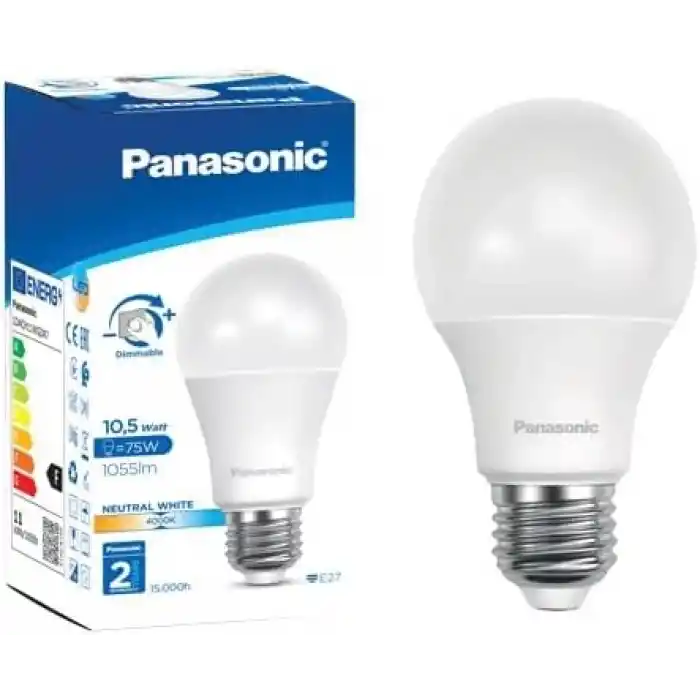 Panasonic E27 LED Dim Lamba 10.5W 1055LM 4000K