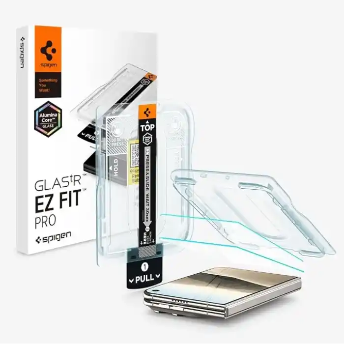 Spigen iPhone Duo ile Uyumlu Ekran Koruyucu Cam Kolay Kurulum Glas.tR EZ Fit Pro (2 Adet) - AGL12007