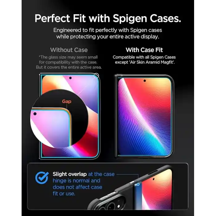 Spigen iPhone Duo ile Uyumlu Ekran Koruyucu Cam Kolay Kurulum Glas.tR EZ Fit Pro (2 Adet) - AGL12007