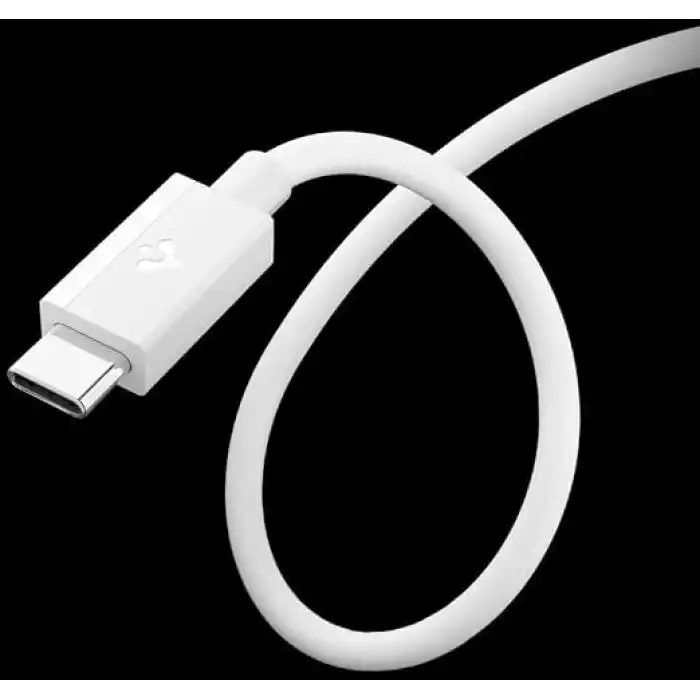 Spigen USB-A to USB-C 2 Metre Kablo 60W Güç/Hızlı Şarj / 480 Mbps Data Aktarım Hızı Type-C Ekstra Dayanıklı White - ACA08716