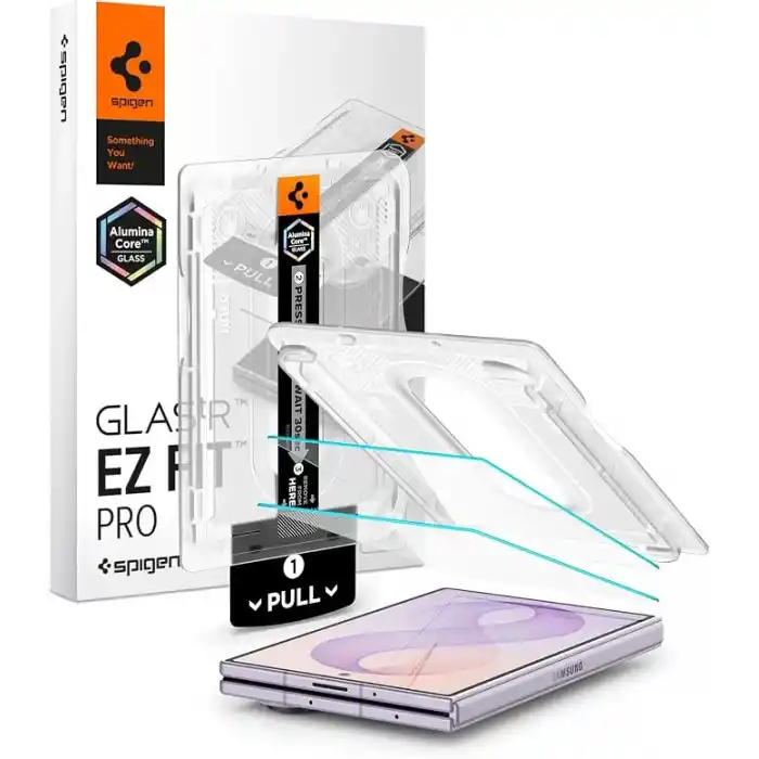 Spigen Galaxy Z Fold 8 ile Uyumlu Ekran Koruyucu Cam Kolay Kurulum Glas.tR EZ Fit Pro (2 Adet) - AGL11759