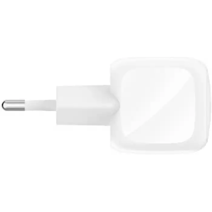 Belkin BoostCharge Kompakt Duvar Şarj Cihazı 30 W, Seyahat Dostu USB-C Power Delivery Hızlı Şarj, iPhone, Samsung Galaxy, iPad, AirPods, Tablet ve Daha Fazlası, USB-C’den USB-C’ye Kablo ile, Beyaz