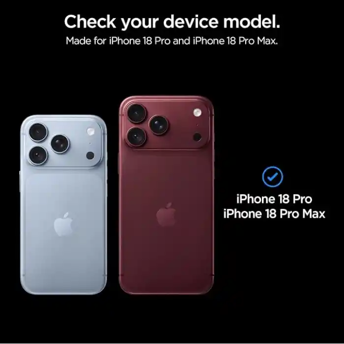 Spigen iPhone 18 Pro Max / 18 Pro ile Uyumlu Kamera Lens Koruyucu Cam Kolay Kurulum Glas.tR EZ Fit Optik Pro (2 Adet) Dark Cherry - AGL12044
