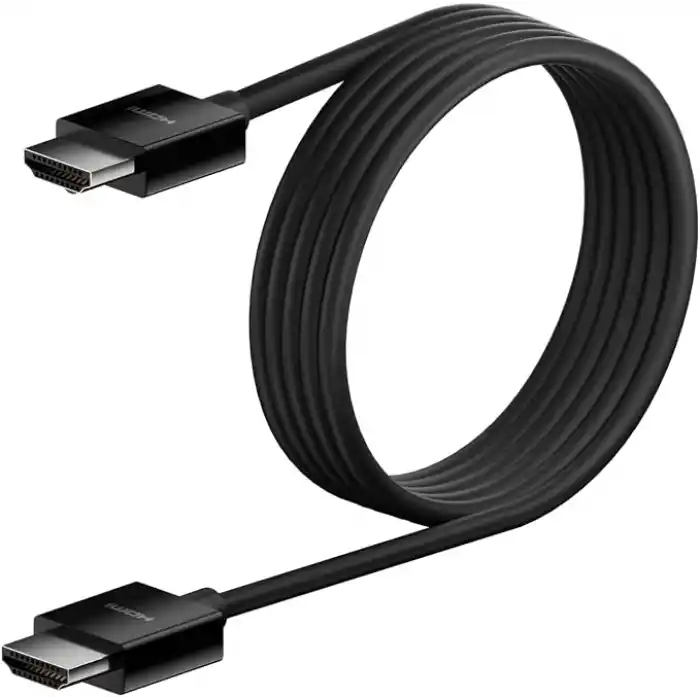 Belkin Yüksek kaliteli Ultra Highspeed HDMI-2.1 kablo, 4K/Dolby Vision HDR, Apple TVden optimum oynatma, 2,2 m – siyah