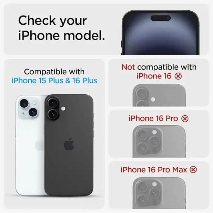 Spigen iPhone 16 Plus / 15 Plus ile Uyumlu Ekran Koruyucu Cam Kolay Kurulum Glas.tR EZ Fit (2 Adet) - AGL06883