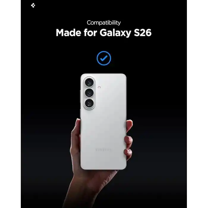 Spigen Galaxy S26 ile Uyumlu Ekran Koruyucu Cam Kolay Kurulum Glas.tR EZ Fit Pro (2 Adet) - AGL11091