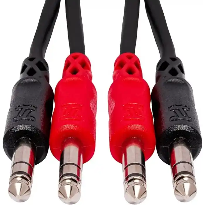 Hosa Dual 1/4 inç TRS (M) - 1/4 inç TRS (M) Balanslı Kablo 2 m (CSS-202)