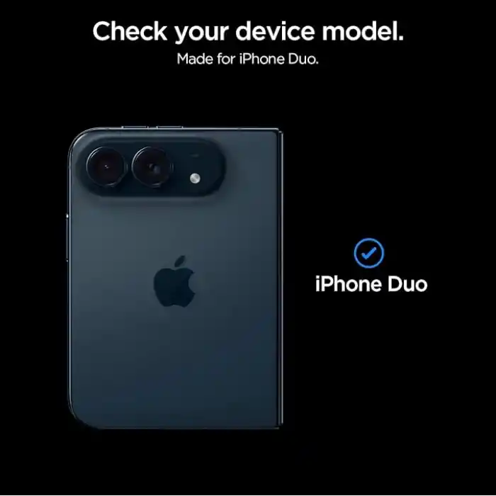 Spigen iPhone Duo ile Uyumlu Kamera Lens Koruyucu Cam Kolay Kurulum Glas.tR EZ Fit Optik Pro (2 Adet) Black - AGL12011