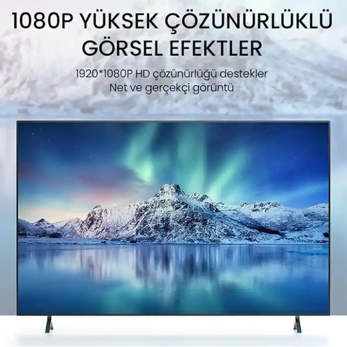 VegGieg Type-C to VGA 1080P 60Hz Çevirici Dönüştürücü Kablo Adaptör