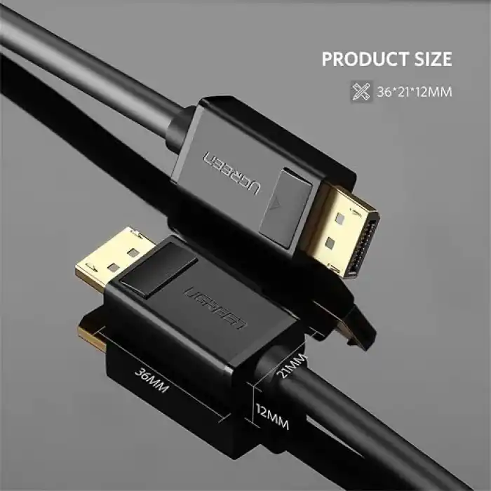 Ugreen 4K 60Hz Displayport to Displayport Kablo, 5 Metre