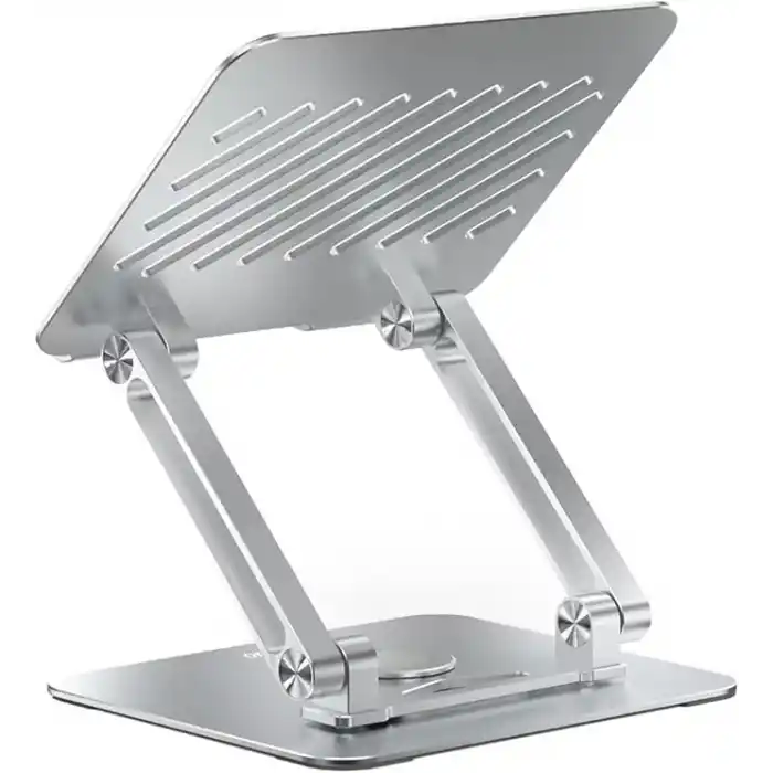 Juo 360° Dönebilen Alüminyum Tablet Standı Yükseklik ve Eğim Ayarlı Metal Tablet Tutucu iPad Pro 13 12 11 Air Mini 5 4 3 Telefon E-Okuyucu Uyumlu