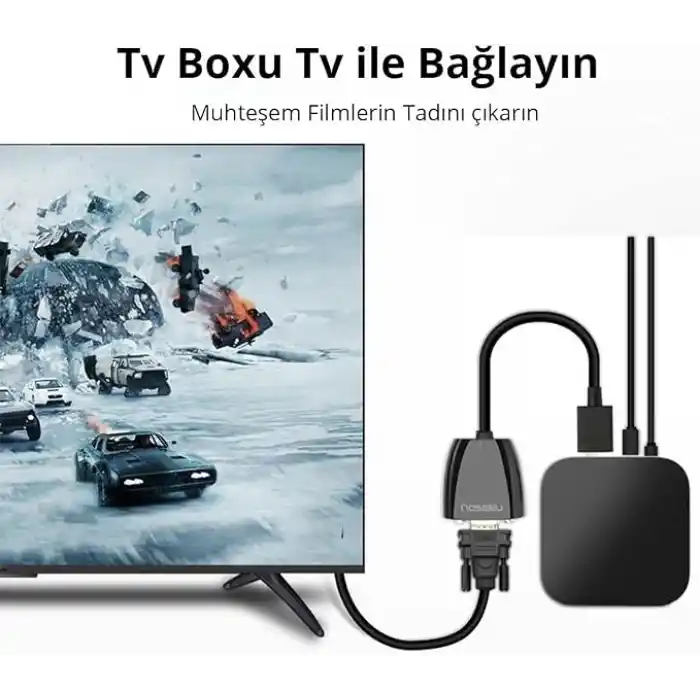 Ugreen HDMI to VGA Dişi Çevirici Adaptör Siyah
