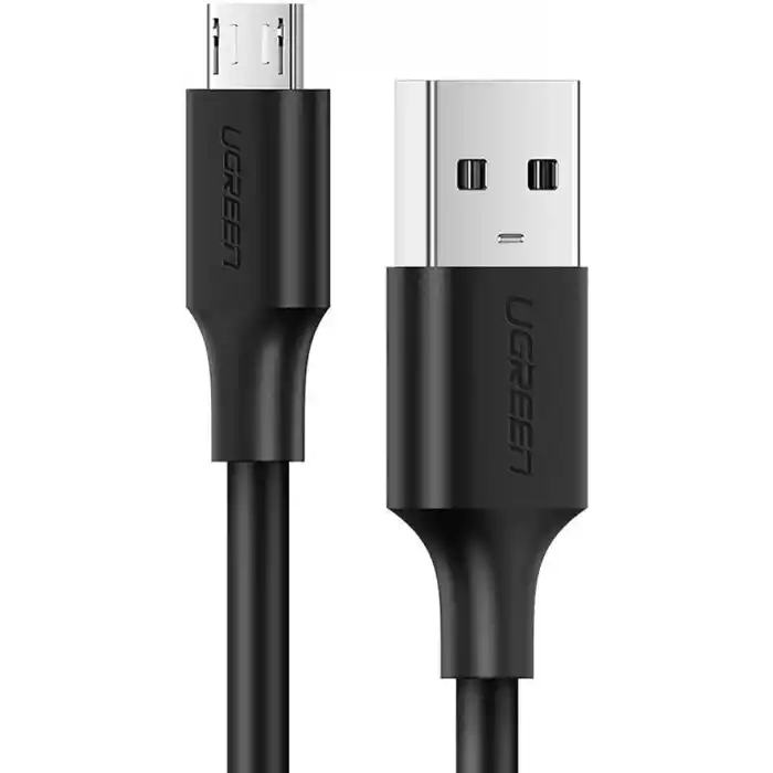 UGREEN 2.0 A USB-A & Micro USB Data ve Şarj Kablosu, 50 Santimetre, Siyah, ACBUGN60135