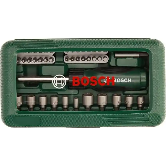 Bosch 46 Parça Tornavida, Vidalama Ve Lokma Uçlu Aksesuar Seti - 2607019504