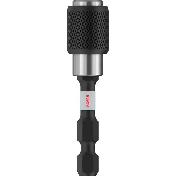 Bosch Professional Accessories 2608522320 Hızlı Kilit Uç Tutucu (Darbe Kontrolü, 1/4 İnç Altıgen Şaft, Maymuncuk Ve Tıklama)