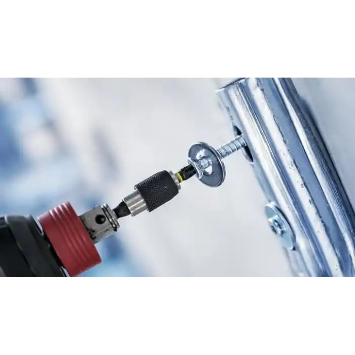 Bosch Professional Accessories 2608522320 Hızlı Kilit Uç Tutucu (Darbe Kontrolü, 1/4 İnç Altıgen Şaft, Maymuncuk Ve Tıklama)