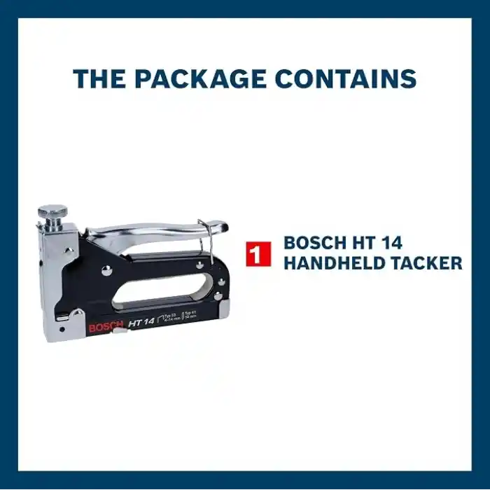 Bosch Professional Accessories 603038001 El Zımbası Ht 14 (Ahşap, Zımba Tipi 41), siyah, 1 Adet