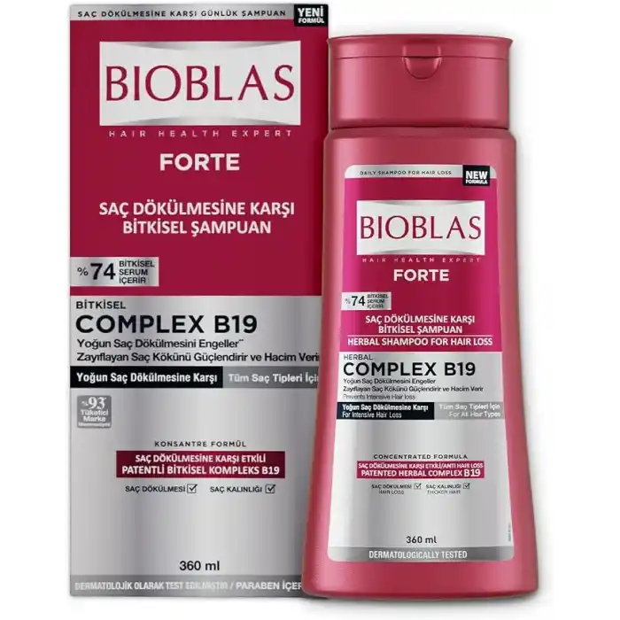 Bioblas Forte 360 ml Saç Dökülmelerine Karşı Şampuan