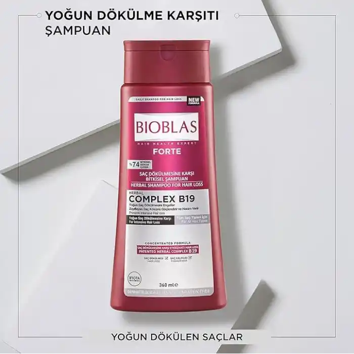 Bioblas Forte 360 ml Saç Dökülmelerine Karşı Şampuan