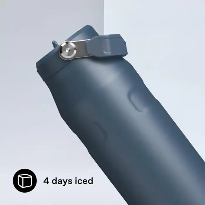STANLEY IceFlow™ Aerolight™ Flip Straw 2.0 Pipetli Termos Su Şişesi 1.06 Litre - Lacivert | Paslanmaz Çelik