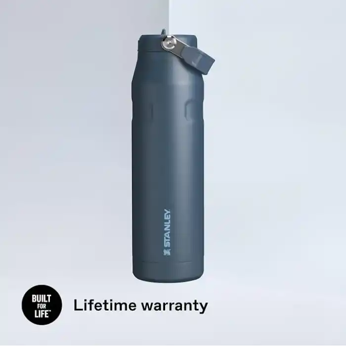 STANLEY IceFlow™ Aerolight™ Flip Straw 2.0 Pipetli Termos Su Şişesi 1.06 Litre - Lacivert | Paslanmaz Çelik