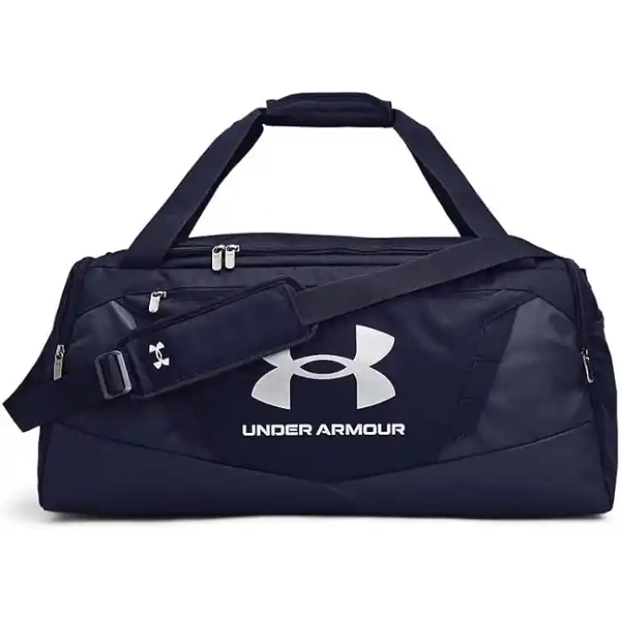 Under Armour UA Undeniable 5.0 Duffle SM Unisex Yetişkin Spor Çanta Midnight Navy / Midnight Navy / Metallic Silver Tek Beden