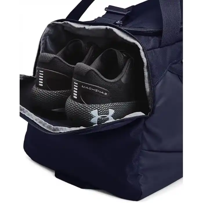 Under Armour UA Undeniable 5.0 Duffle SM Unisex Yetişkin Spor Çanta Midnight Navy / Midnight Navy / Metallic Silver Tek Beden