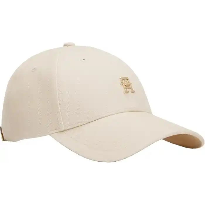 Tommy Hilfiger Kadın TH ELEVATED CHIC CAP Şapka Classic Beige Tek Beden