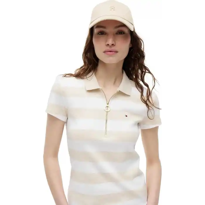 Tommy Hilfiger Kadın TH ELEVATED CHIC CAP Şapka Classic Beige Tek Beden
