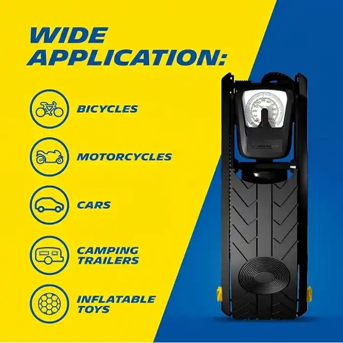Michelin MC12204 Basınç Göstergeli Ayak Pompası