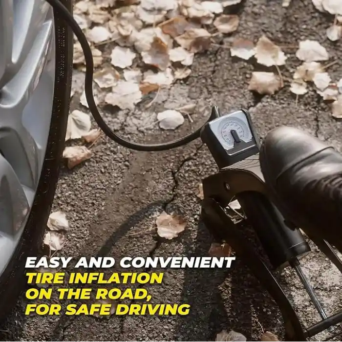 Michelin MC12204 Basınç Göstergeli Ayak Pompası