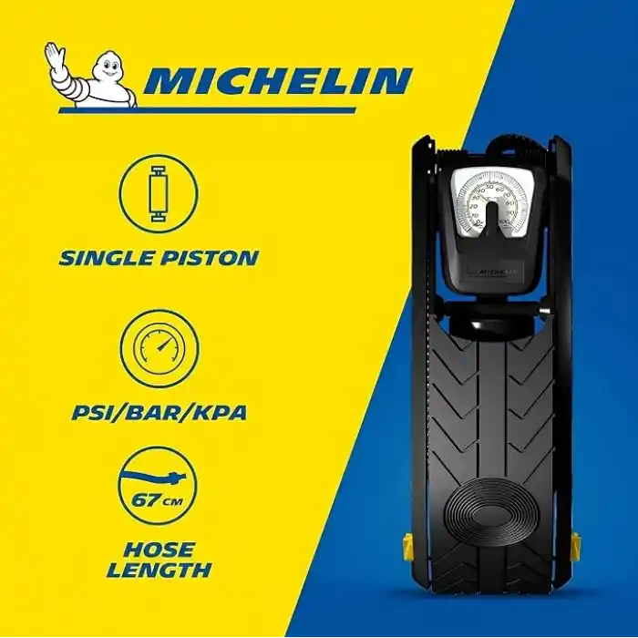 Michelin MC12204 Basınç Göstergeli Ayak Pompası