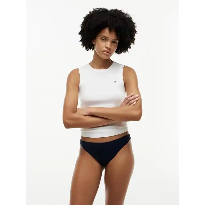 Tommy Hilfiger 3P LRX DIPPED THONG (EXT.SIZES) Tanga Kadın