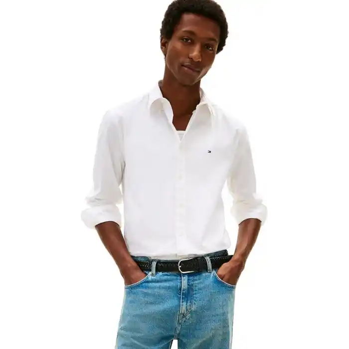 Tommy Hilfiger CORE FLEX POPLIN SOLID RF SHIRT Gömlek Erkek
