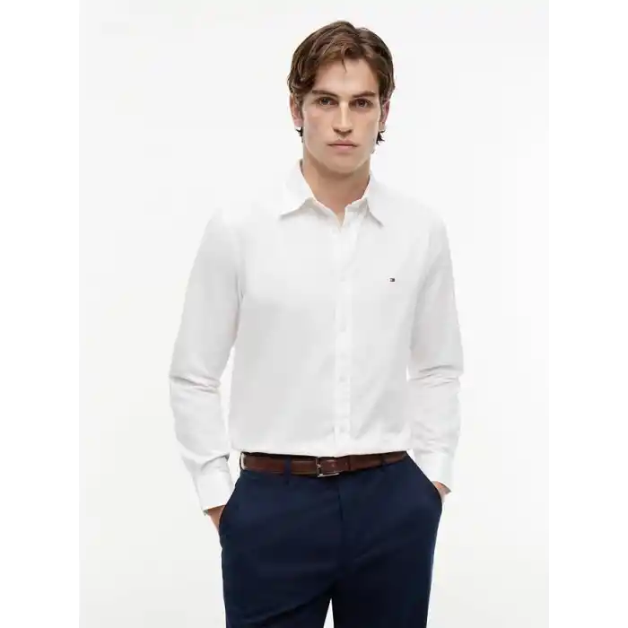 Tommy Hilfiger CORE FLEX POPLIN SOLID RF SHIRT Gömlek Erkek