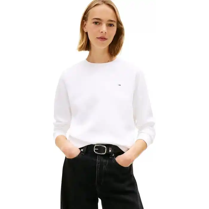 Tommy Jeans TJW REG S FLAG CREW Sweatshirt Kadın