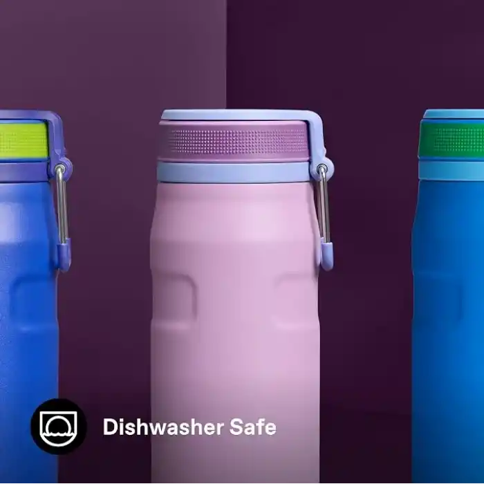 STANLEY The IceFlow™ Twist & Flip Termos Su Şişesi 0.7 Litre - Lila | Paslanmaz Çelik