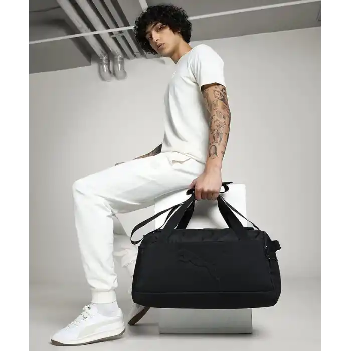 PUMA PUMA BUZZ Small Sports Bag Unisex Yetişkin Spor Çantası PUMA Black Tek Beden