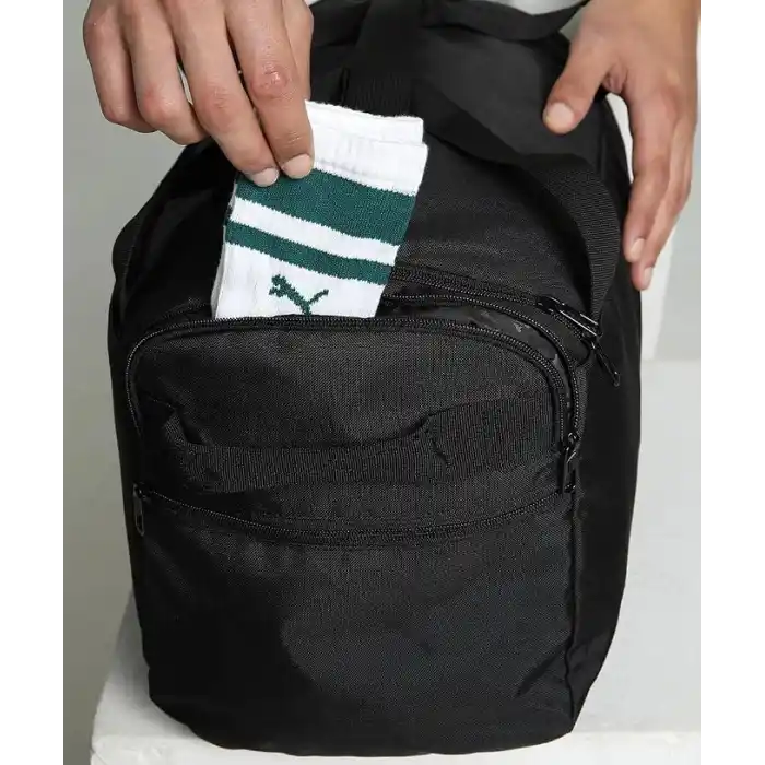 PUMA PUMA BUZZ Small Sports Bag Unisex Yetişkin Spor Çantası PUMA Black Tek Beden
