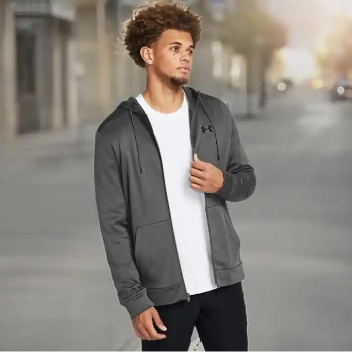 Under Armour UA Armour Fleece FZ Hoodie Sweatshirt Erkek