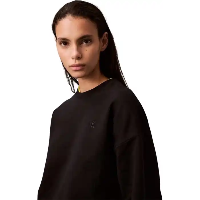 Calvin Klein LS ARCHIVE LOGO FRENCH TERRY RLX Sweatshirt Kadın